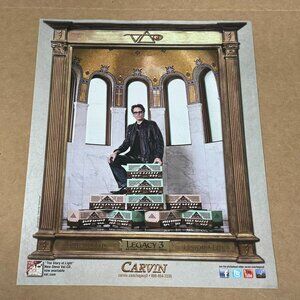 Steve Vai - Legacy - Carvin Amps - 2013 Print Advertisement